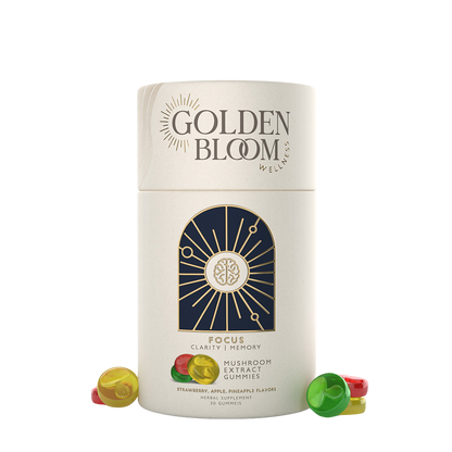 Premium Lions Mane + Cordyceps Mushroom Gummies (Focus)